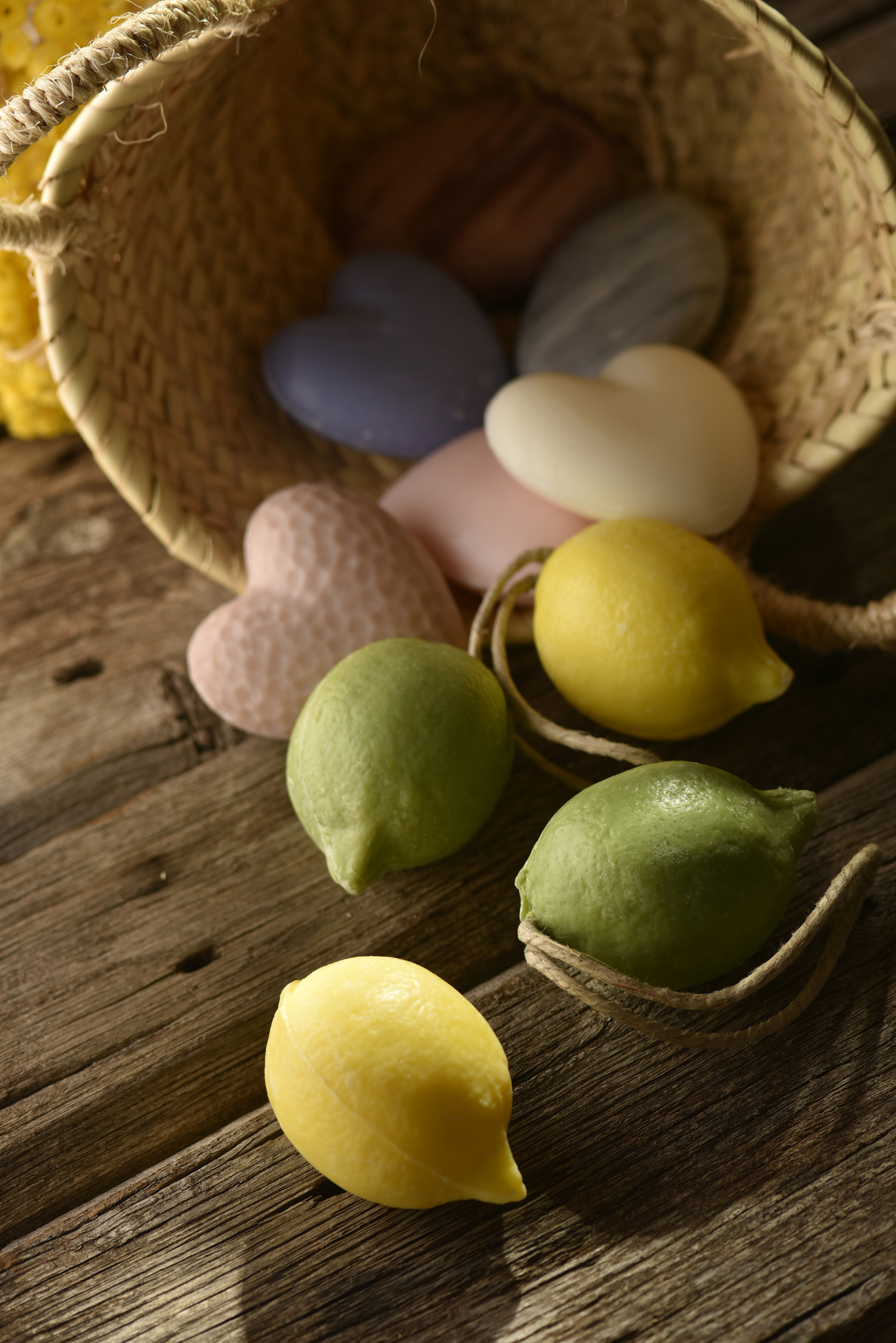 Rosenherz-Peelingseife