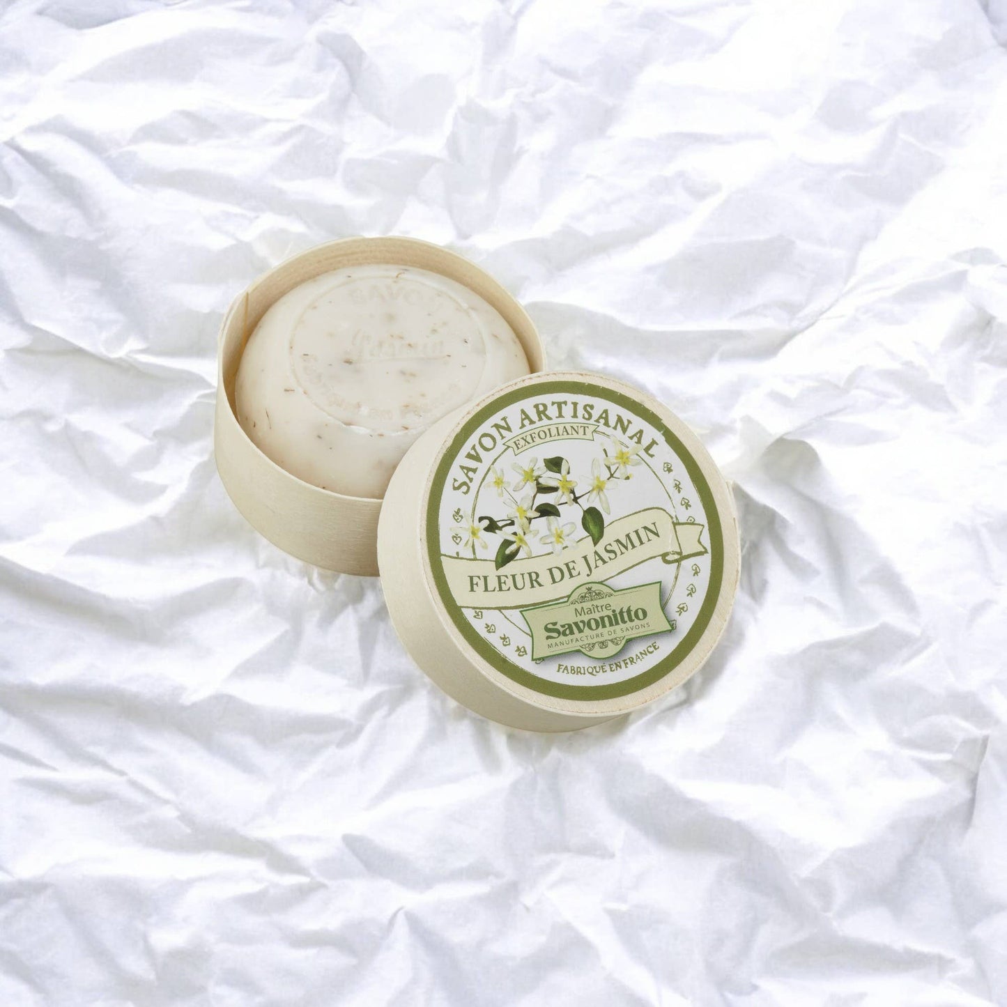 Jasminseife in Holzkiste 100g