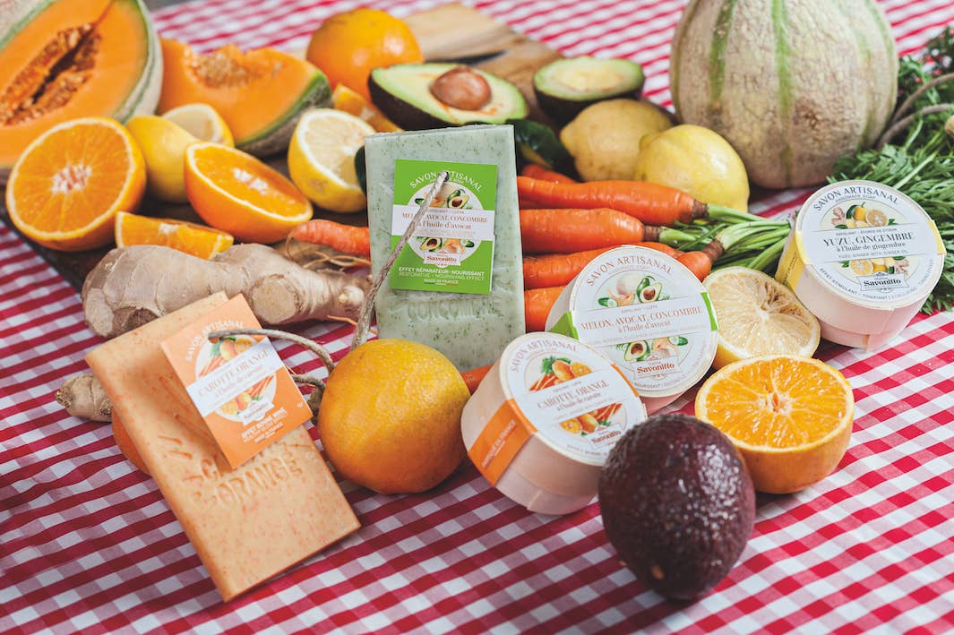 Yuzu- und Ingwerseife in Holzkiste 100g